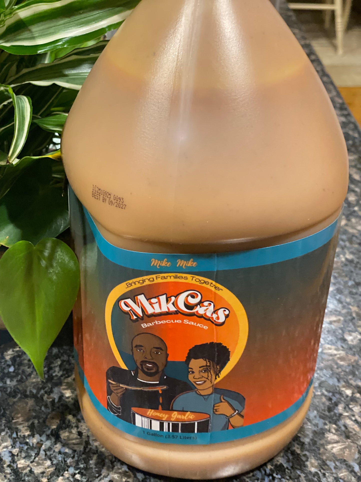 Promotional Sale through Veteran's Day: Mike Mike Honey Garlic BBQ Sauce 1 Gallon
